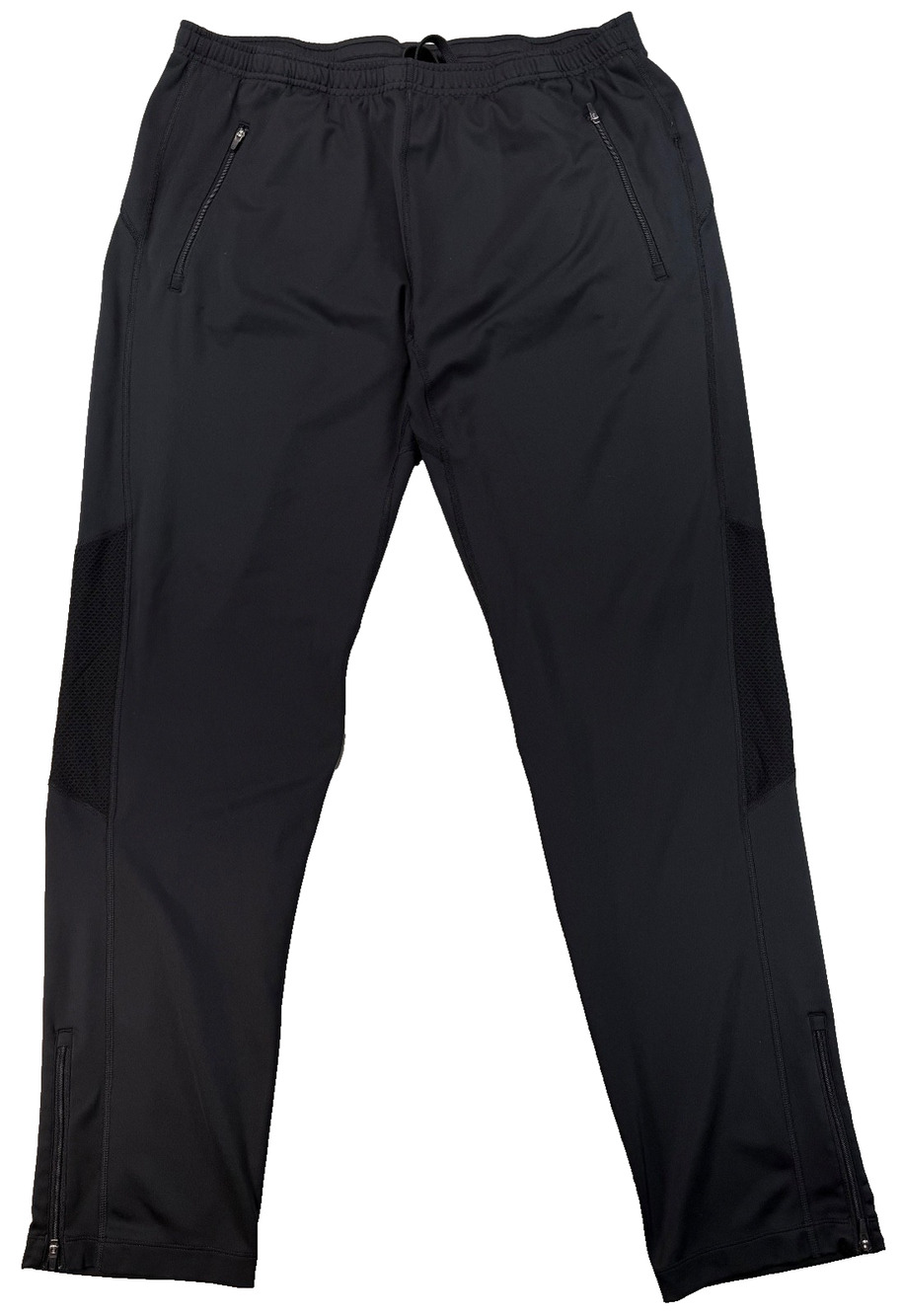 Lacoste Sport Performance Zip Ankle Black Jogger Sweatpants (Men's 3XL)